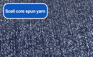 Scell core spun yarn