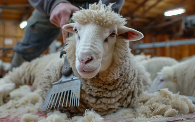 How is wool made into yarn?